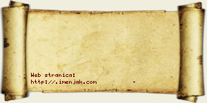 Jana Ignjatović vizit kartica